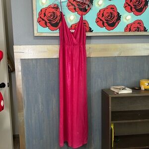 Lovers + Friends Pink Metallic Jumpsuit - Bought on Revolve